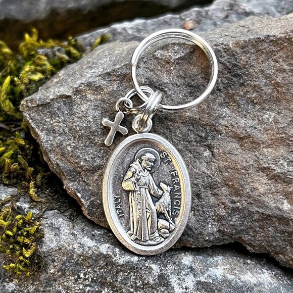 Artisan Other - St. Francis Pet Collar Medal Tag